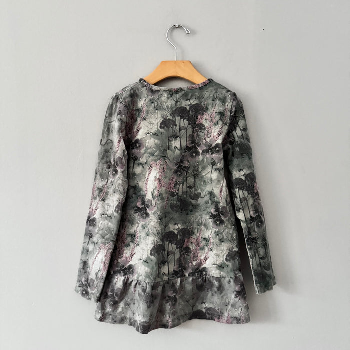 Me too / Floral long sleeve dress / 7Y