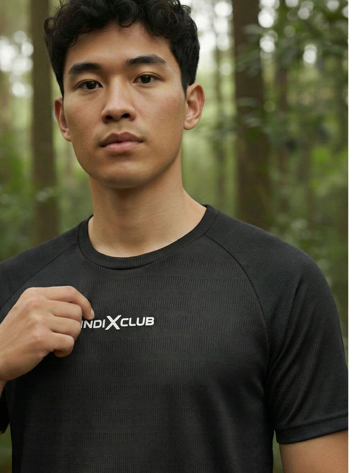 Men’s Black Performance Raglan Training Tee
