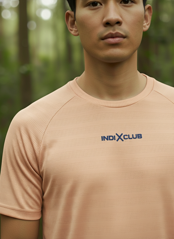 Men’s Blush Pink Performance Raglan Training Tee