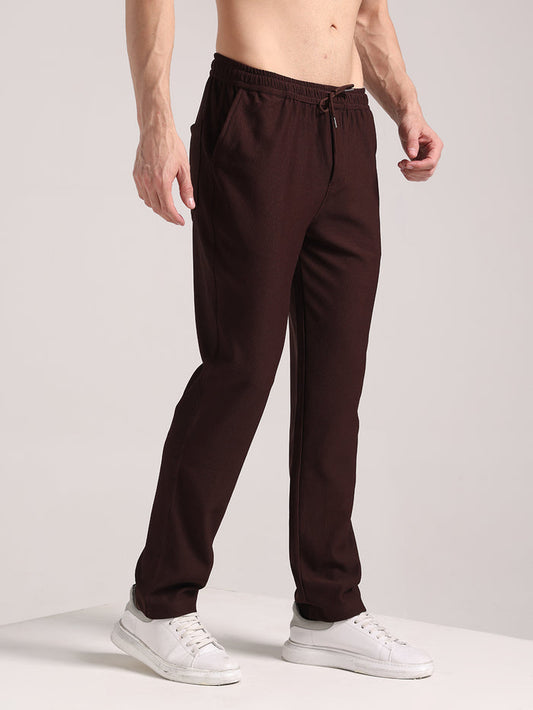 Men's Coffee Corduroy Track Pant