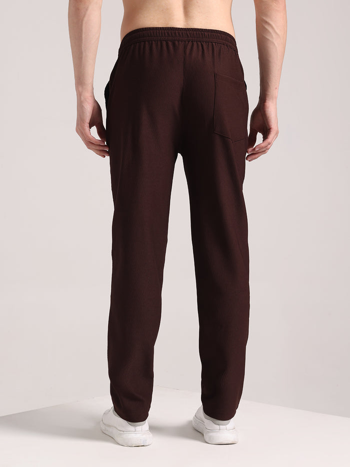 Men's Coffee Corduroy Track Pant