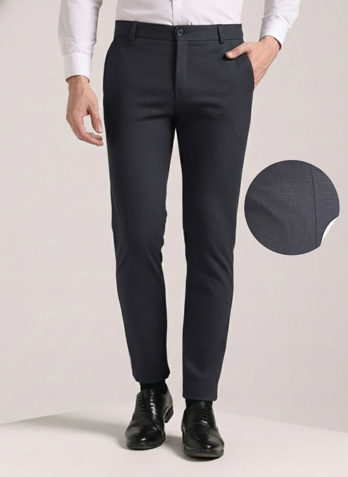 Men's Granite Grey Soft Lycra Trouser
