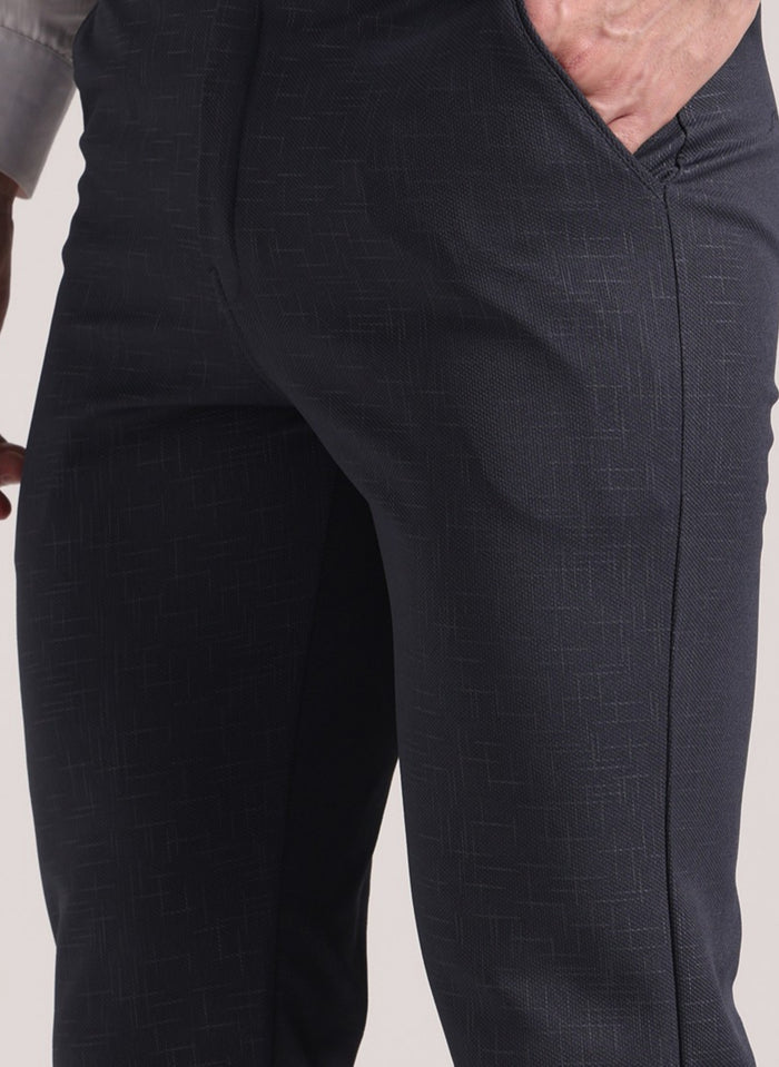 Men's Granite Grey Soft Lycra Trouser