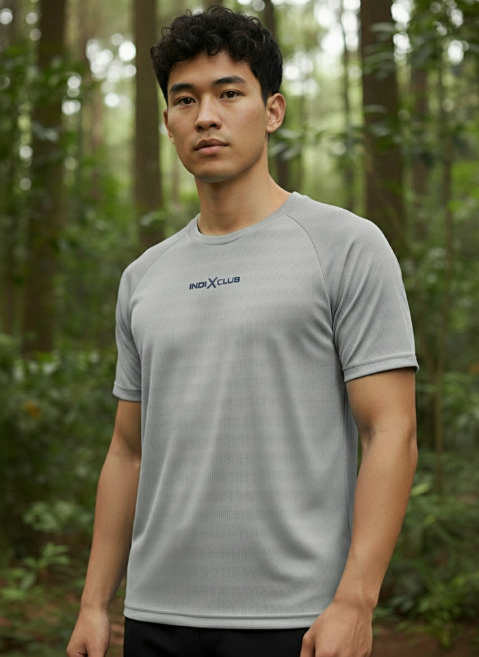 Men’s Grey Performance Raglan Training Tee