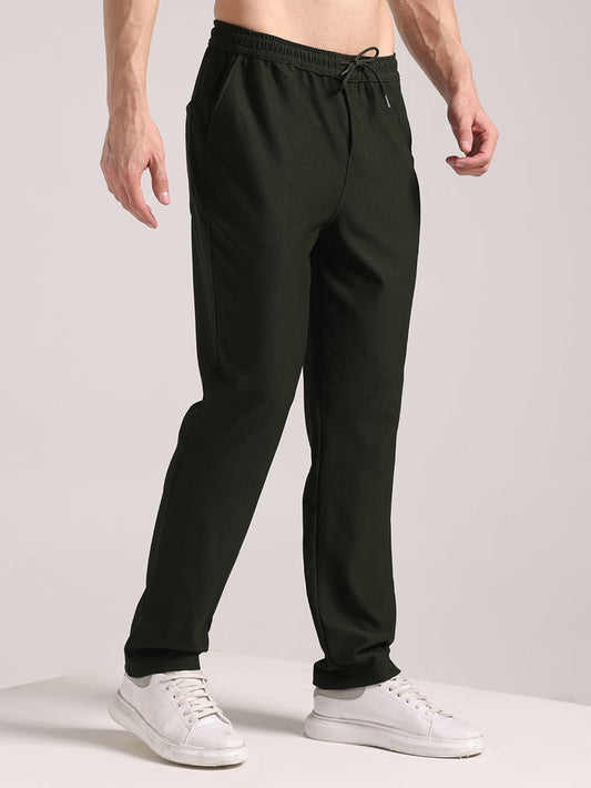 Men's Hunter Green Corduroy Track Pant