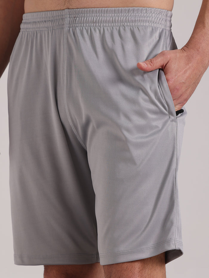 Men's Pale Silver Dri-Fit Shorts