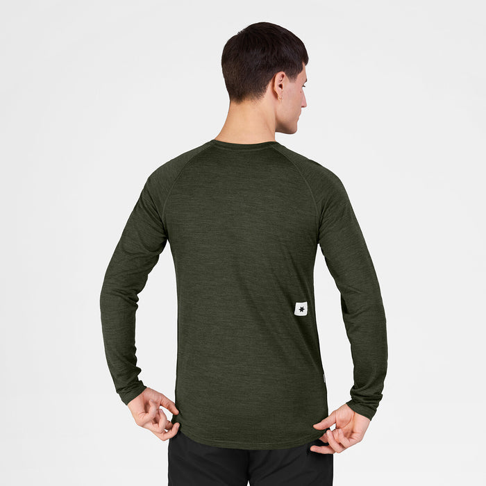 Saysky Merino 165 Base Layer Long Sleeve Green 3001 SM20008