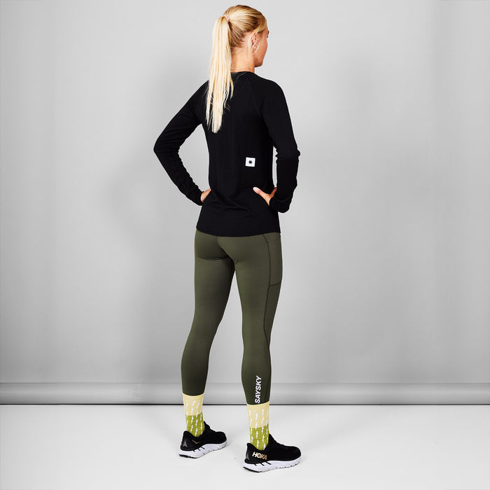 Saysky Merino 165 Base Layer Long Sleeve Black 901 SW20005