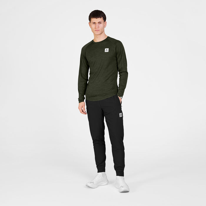 Saysky Merino 165 Base Layer Long Sleeve Green 3001 SM20008