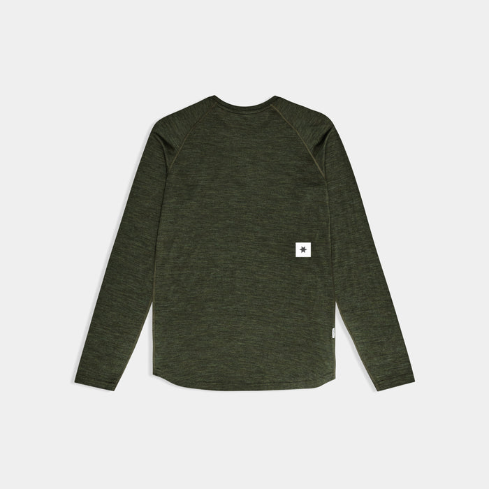 Saysky Merino 165 Base Layer Long Sleeve Green 3001 SM20008