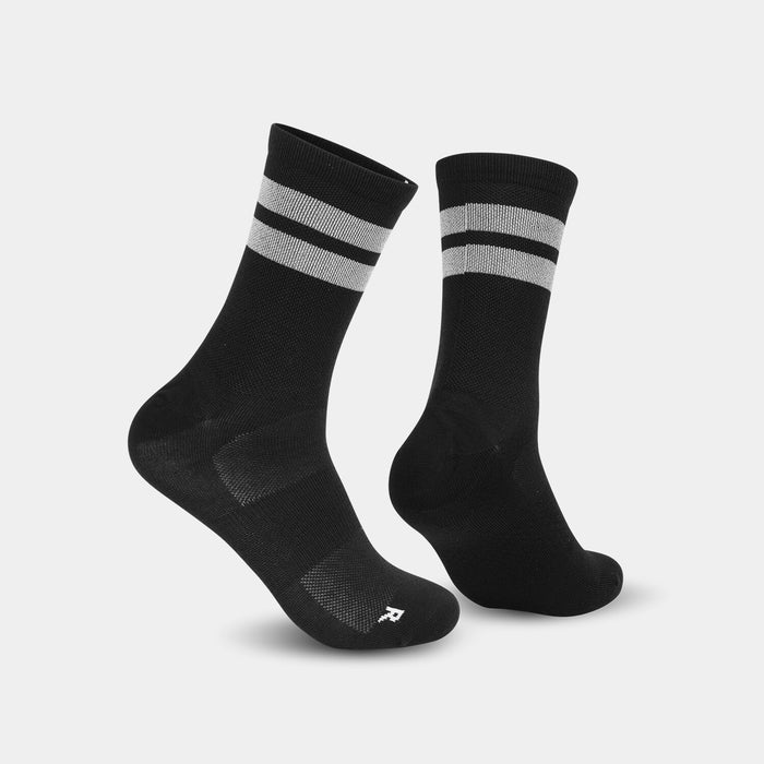 Saysky Merino Reflective High Socks Black 901 SA80015