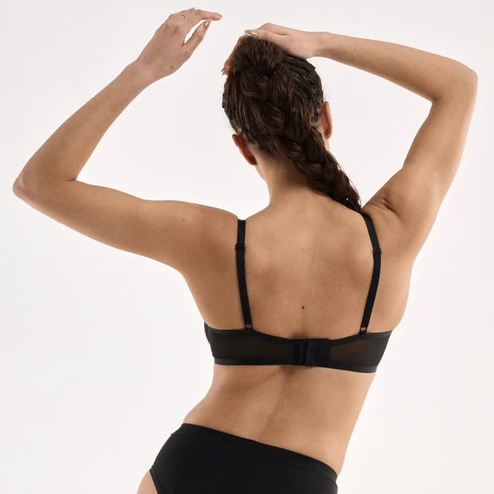 Mesh Balconette Bra