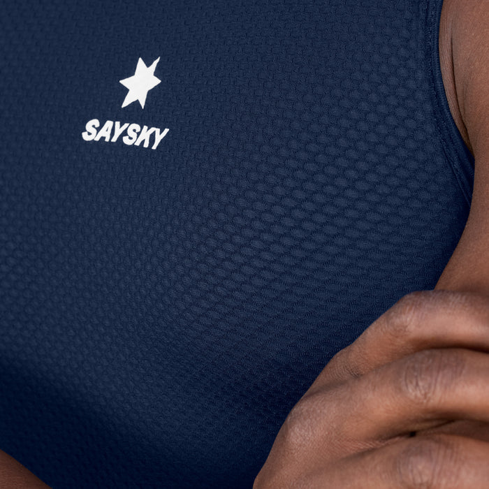 Saysky Mesh Base Layer Singlet Blue 201 SM30004
