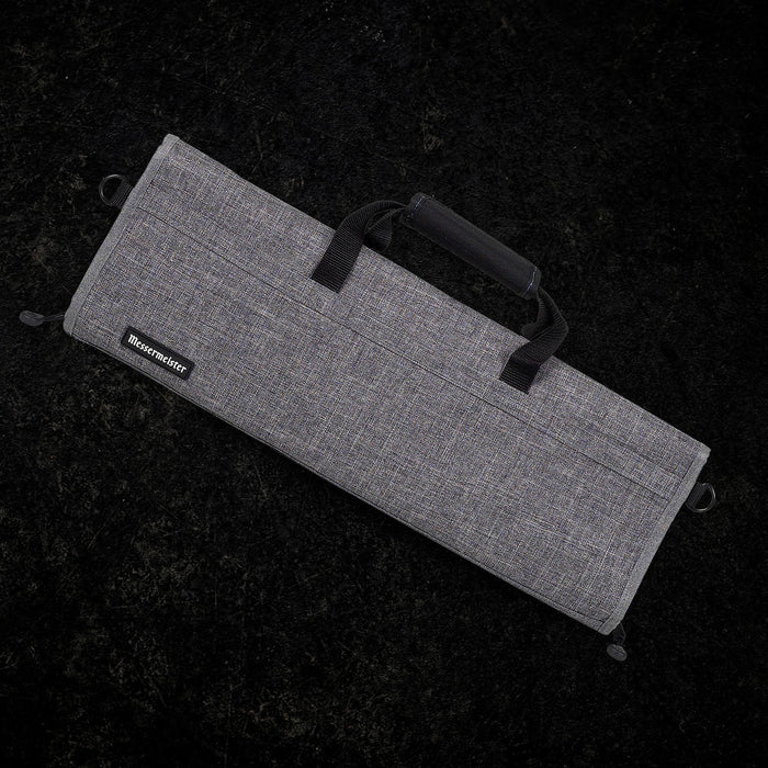 Messermeister Preservation 12 Pocket Heather Gray Knife Roll