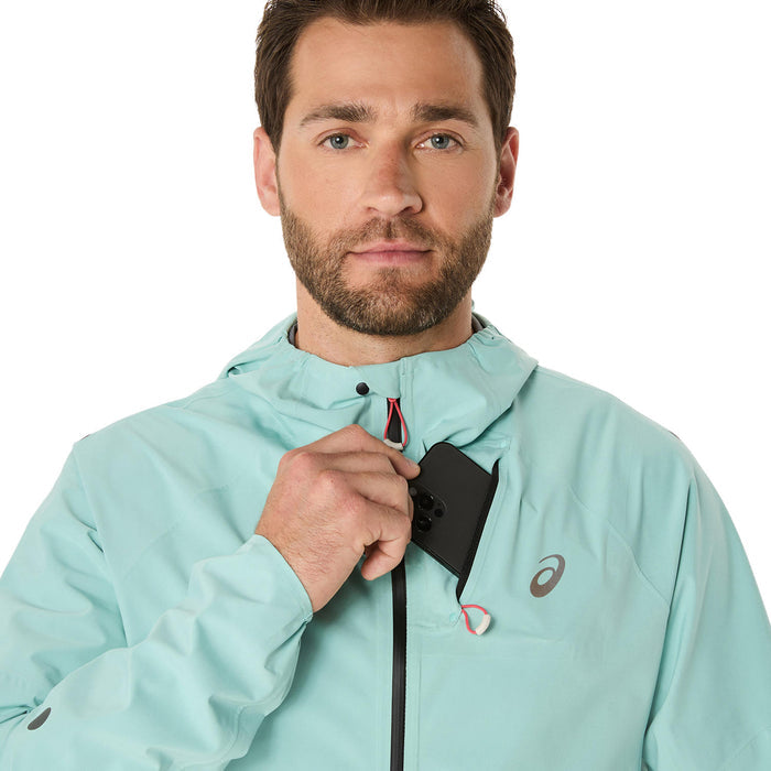 Asics Metarun Waterproof Jacket Men's - Oasis Green
