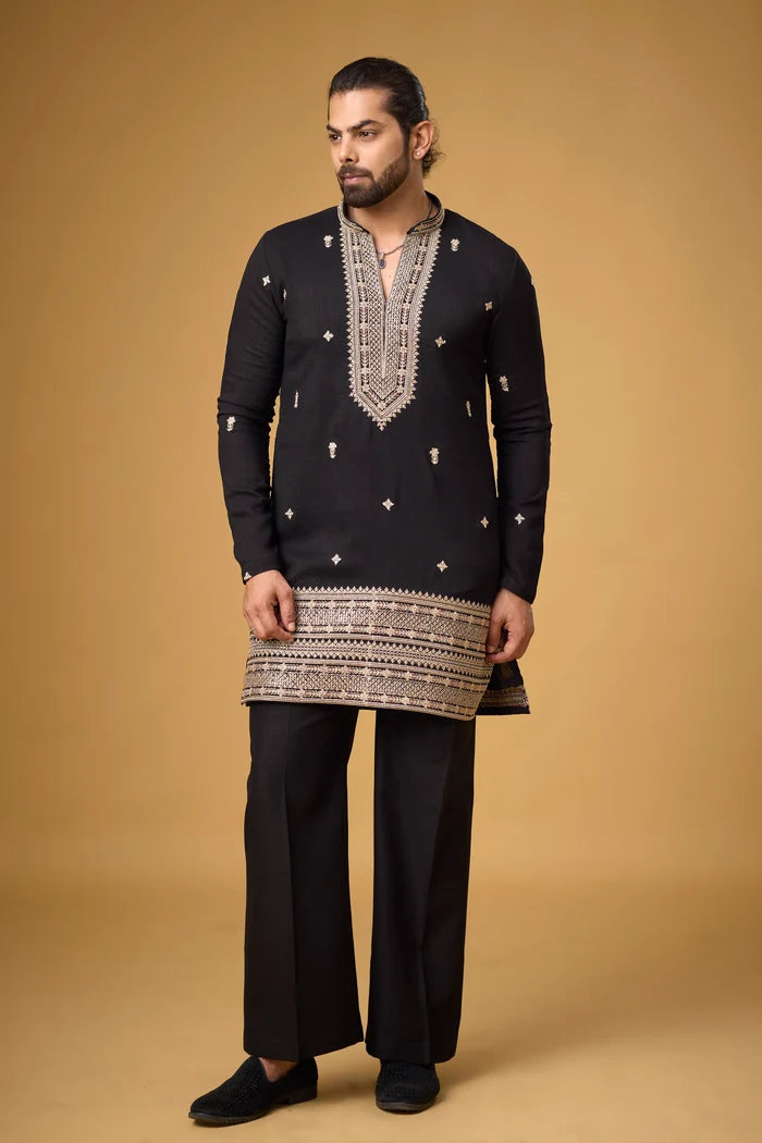 Buy Kurta with Stole for Men Online India | Mahavir NX