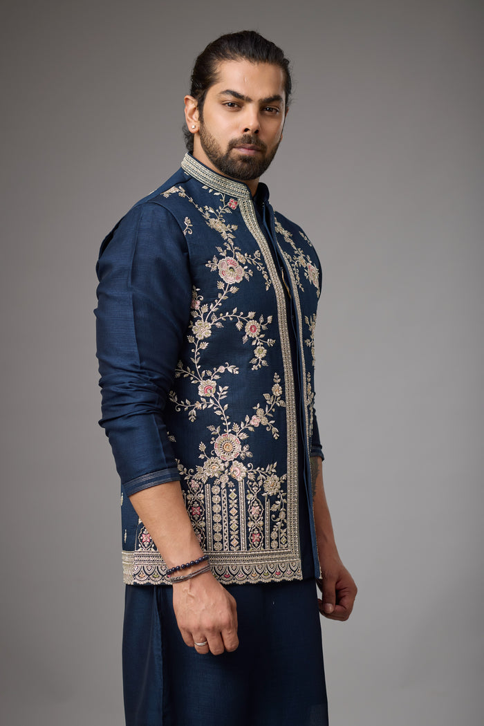 Midnight Navy reception outfit for men