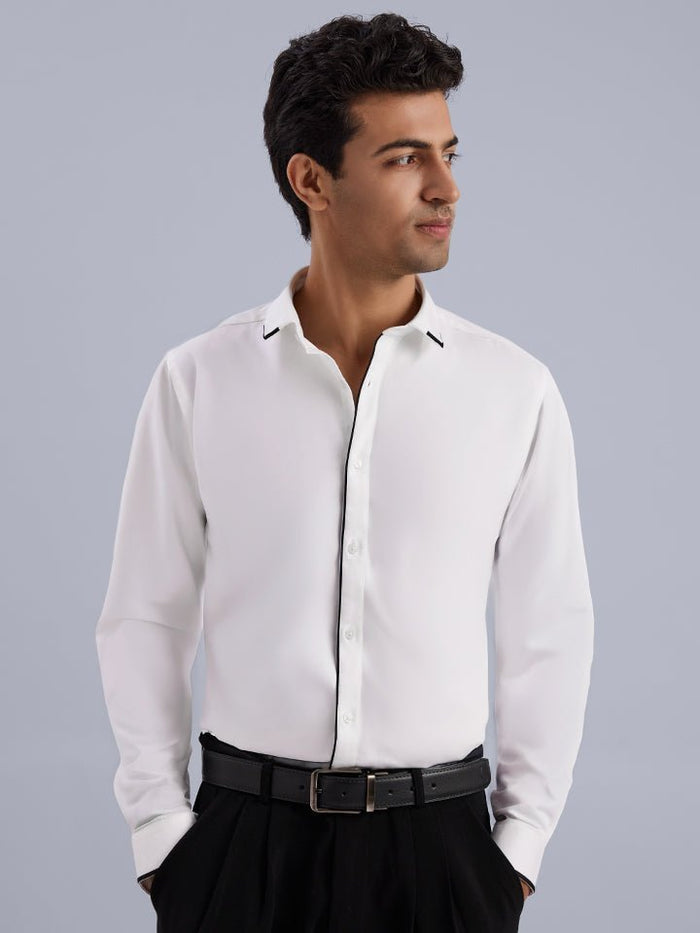 Midnite Cotton Satin Shirt