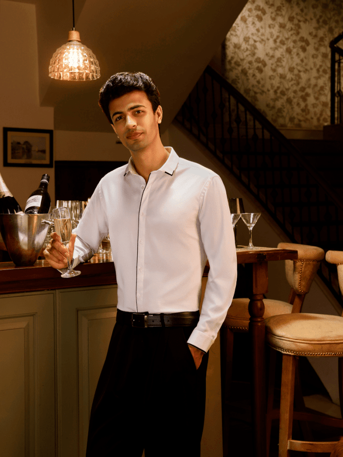 Midnite Cotton Satin Shirt