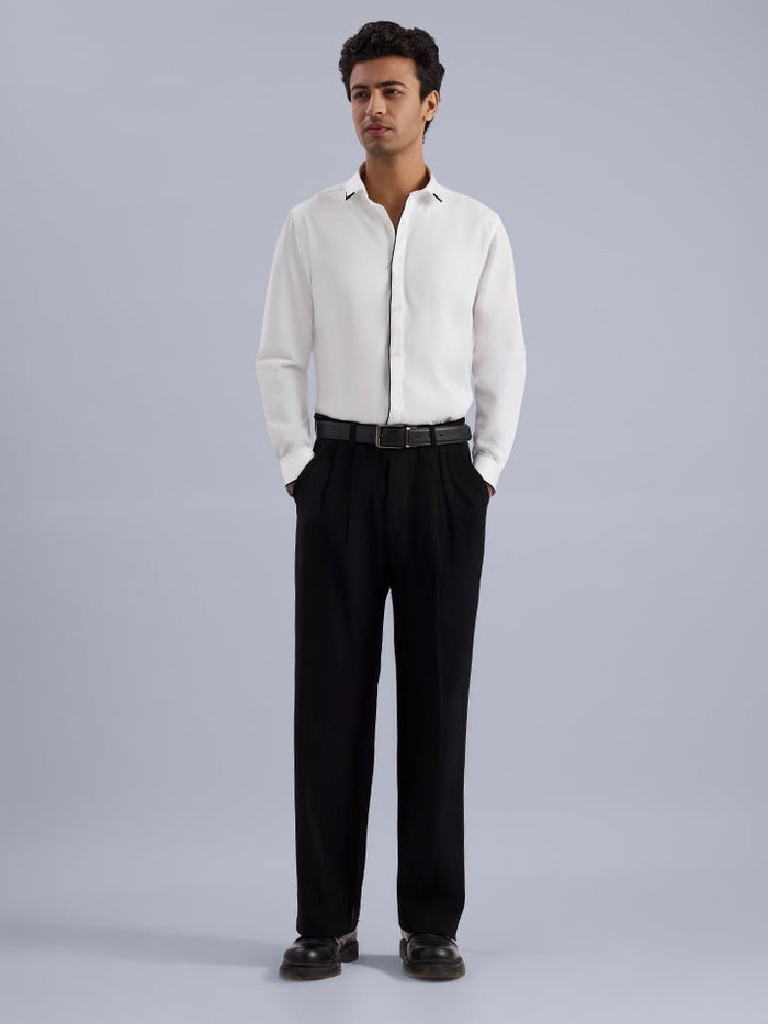 Midnite Cotton Satin Shirt