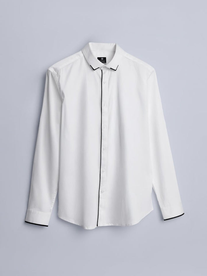 Midnite Cotton Satin Shirt