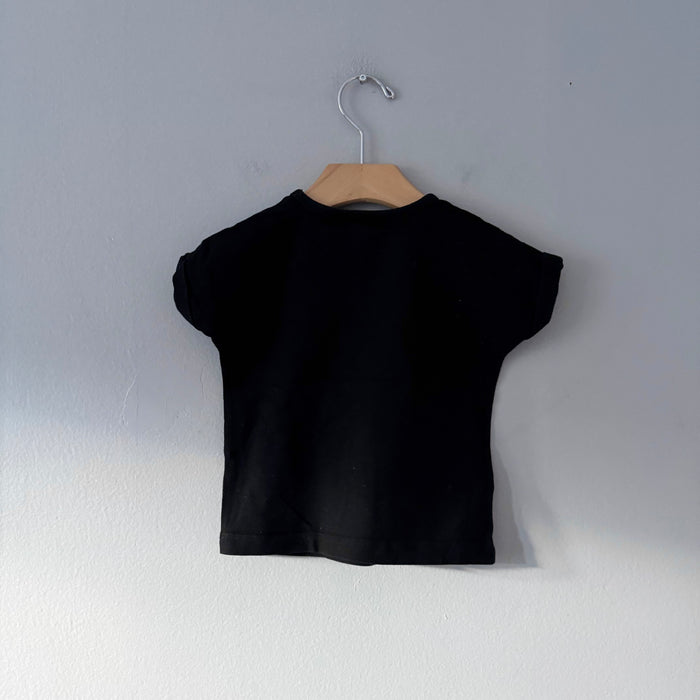 Miles the label / Black x smile T-shirt / 18M