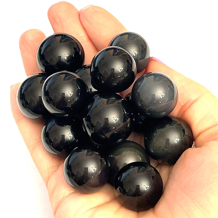 Rainbow Obsidian gemstone mini sphere