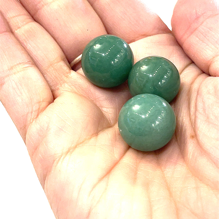 Green Aventurine gemstone mini sphere