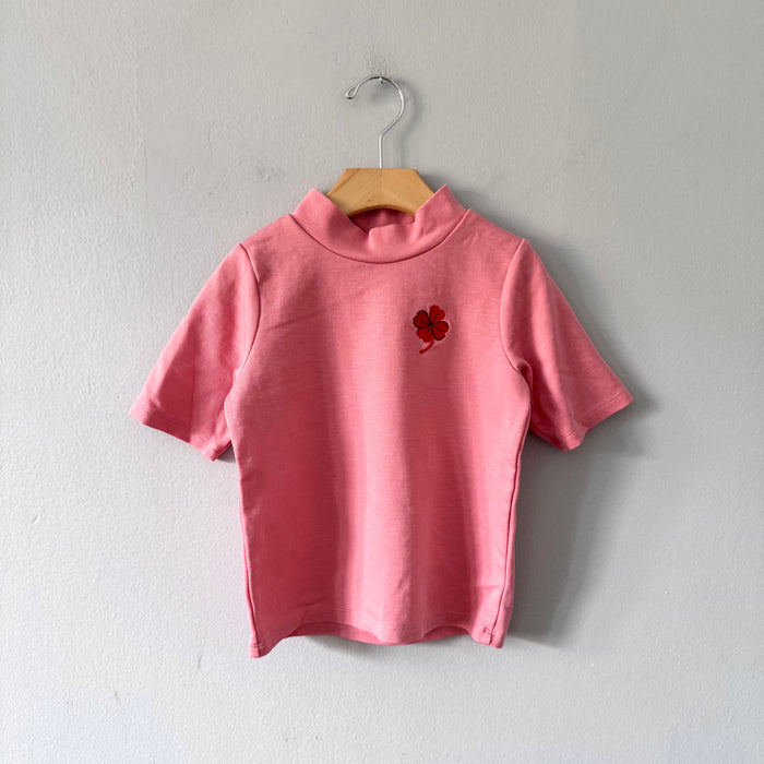 Mini Rodini / Light orange short sleeve top / 4Y
