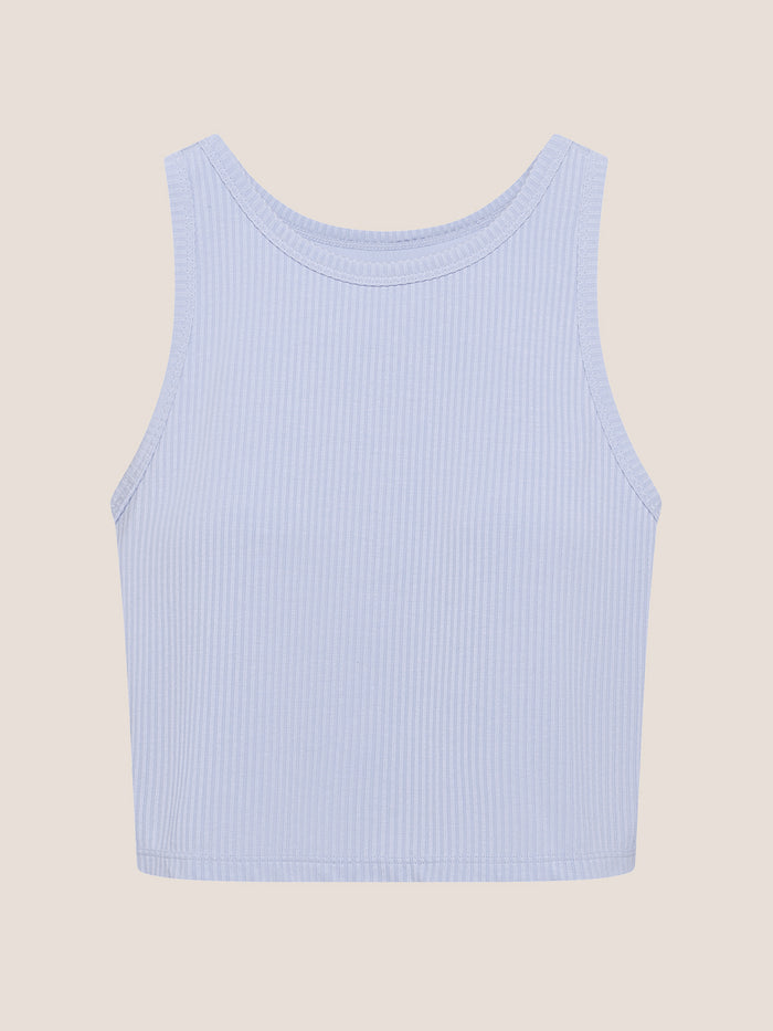 Modal Ribbed Bra Crop Tank