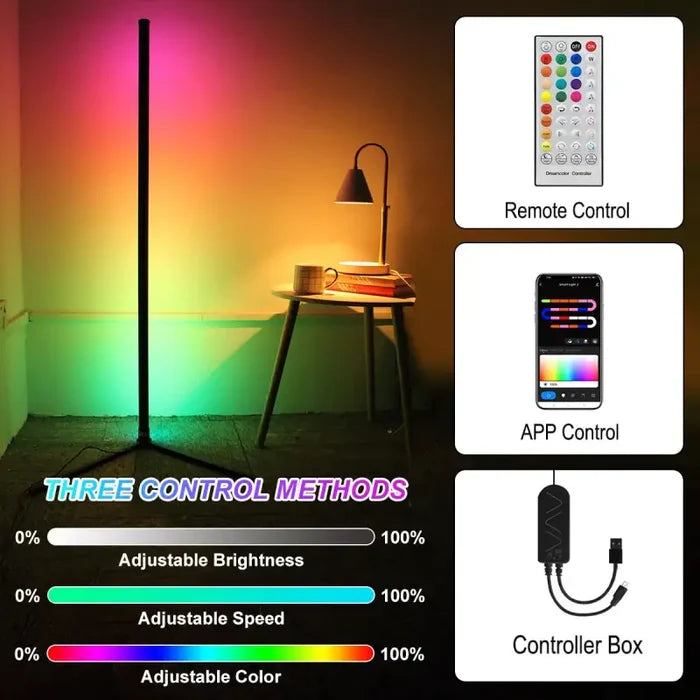 The control of the color changing light