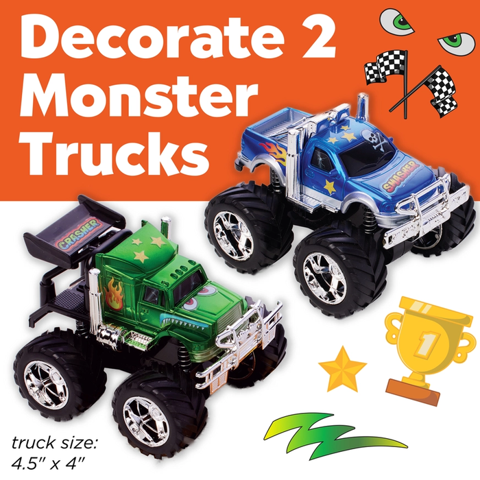 Monster Trucks Craft Kit