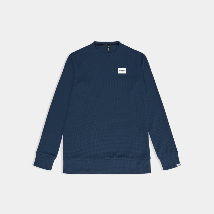 Saysky Motion Waffle Long Sleeve Blue 222 SM20002