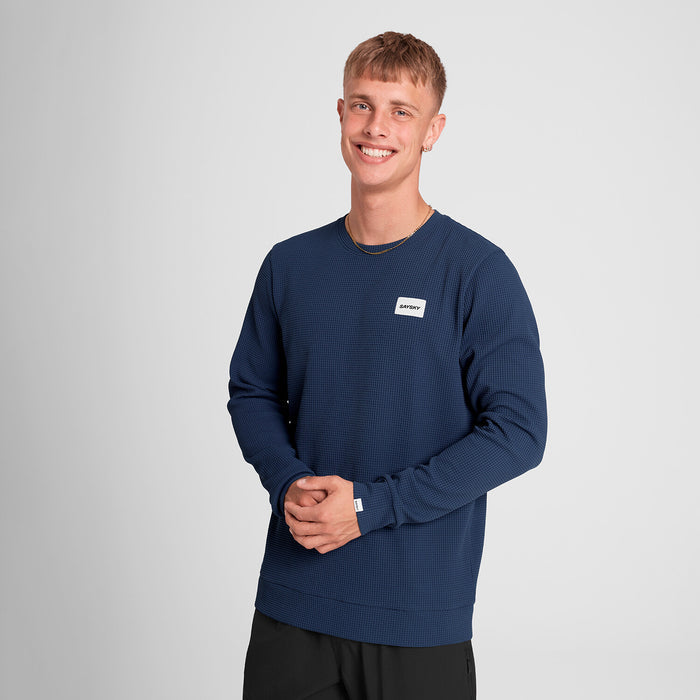 Saysky Motion Waffle Long Sleeve Blue 222 SM20002