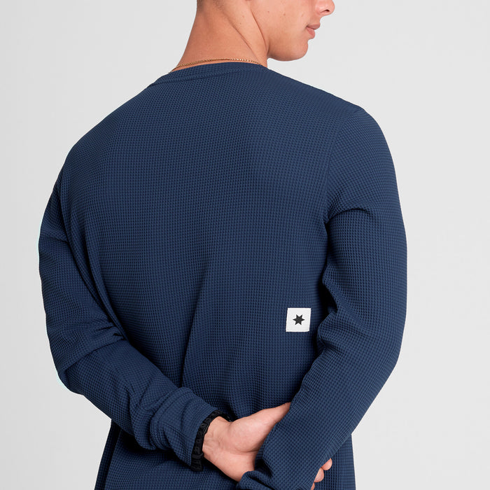 Saysky Motion Waffle Long Sleeve Blue 222 SM20002
