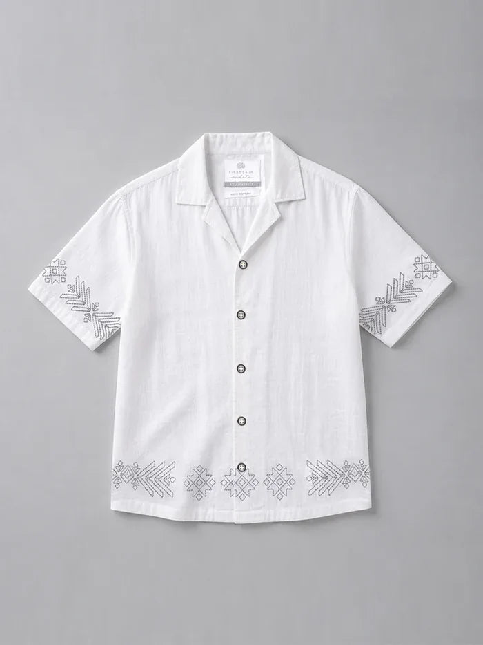 Mykonos 100% Cotton Printed Shirt