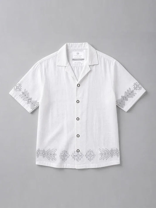 Mykonos 100% Cotton Printed Shirt