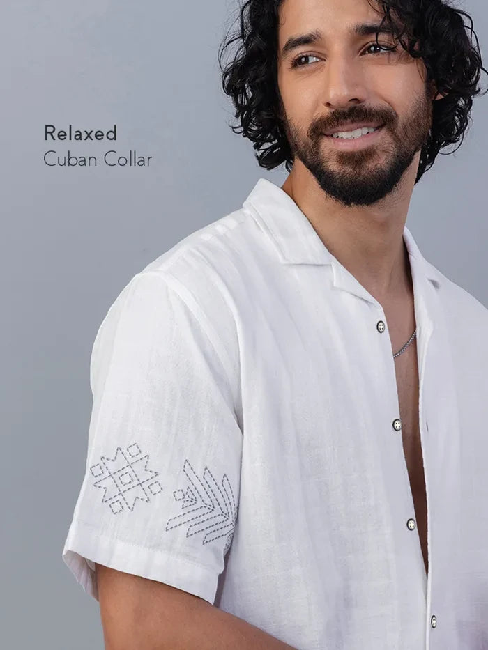 Mykonos 100% Cotton Printed Shirt