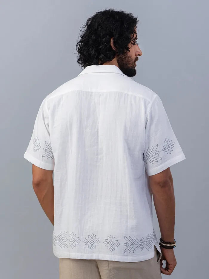 Mykonos 100% Cotton Printed Shirt