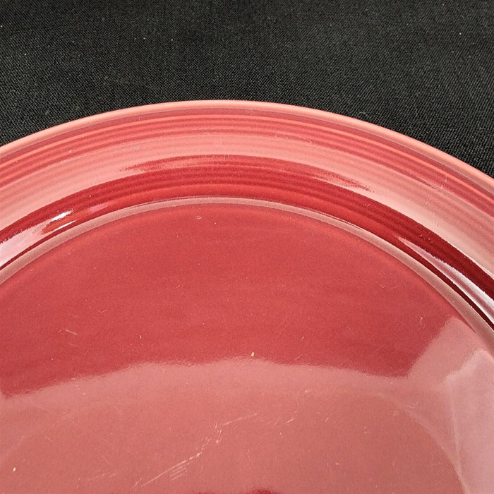 Nancy Calhoun Salad Plate Raspberry Red Set of 4 Ceramic Stoneware Round 8"