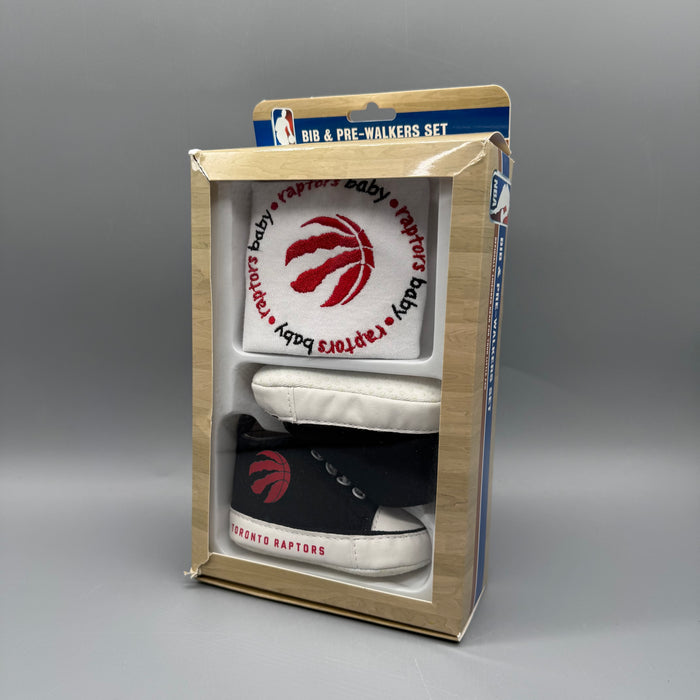NBA Crib Shoes and Bib / Newborn - New with box