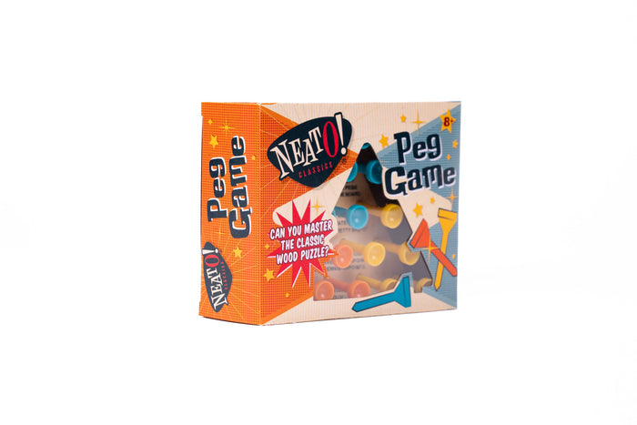 Neato! Classic Wooden Peg Game - Travel Size