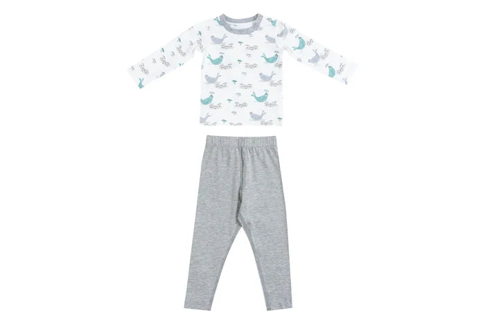 Nest Designs Bamboo Jersey Long Sleeve PJ Set