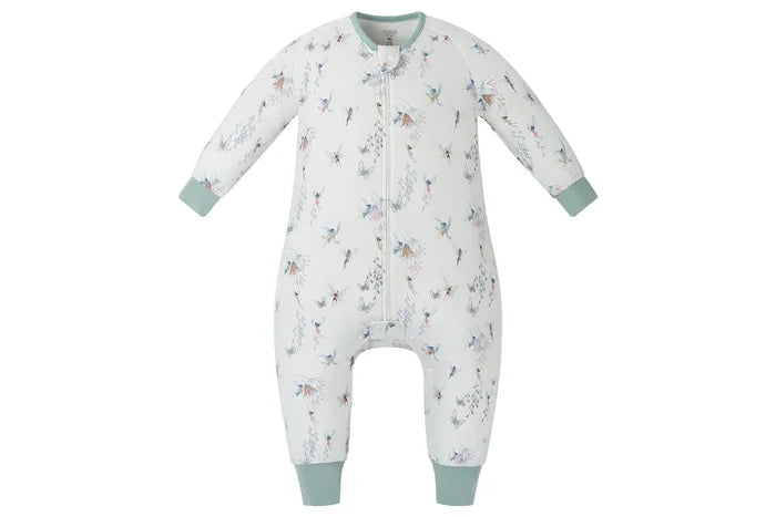 Nest Designs Bamboo Pima Long Sleeve Footed Sleep Bag 0.6 TOG - Fairy Tale