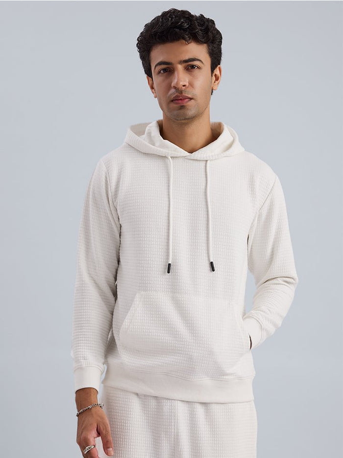 Cove-Nest White Knitted Winter Co-ord Set