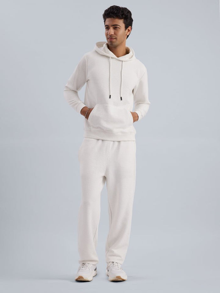 Cove-Nest White Knitted Winter Co-ord Set