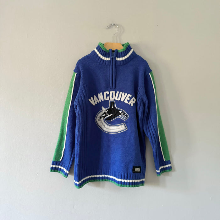 NHL / Vancouver Canucks knit sweater / 8-9Y