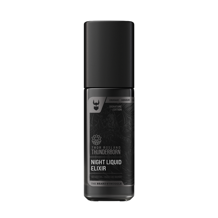 Night Liquid Elixir Beard Oil - Thunderborn. The Beard Struggle