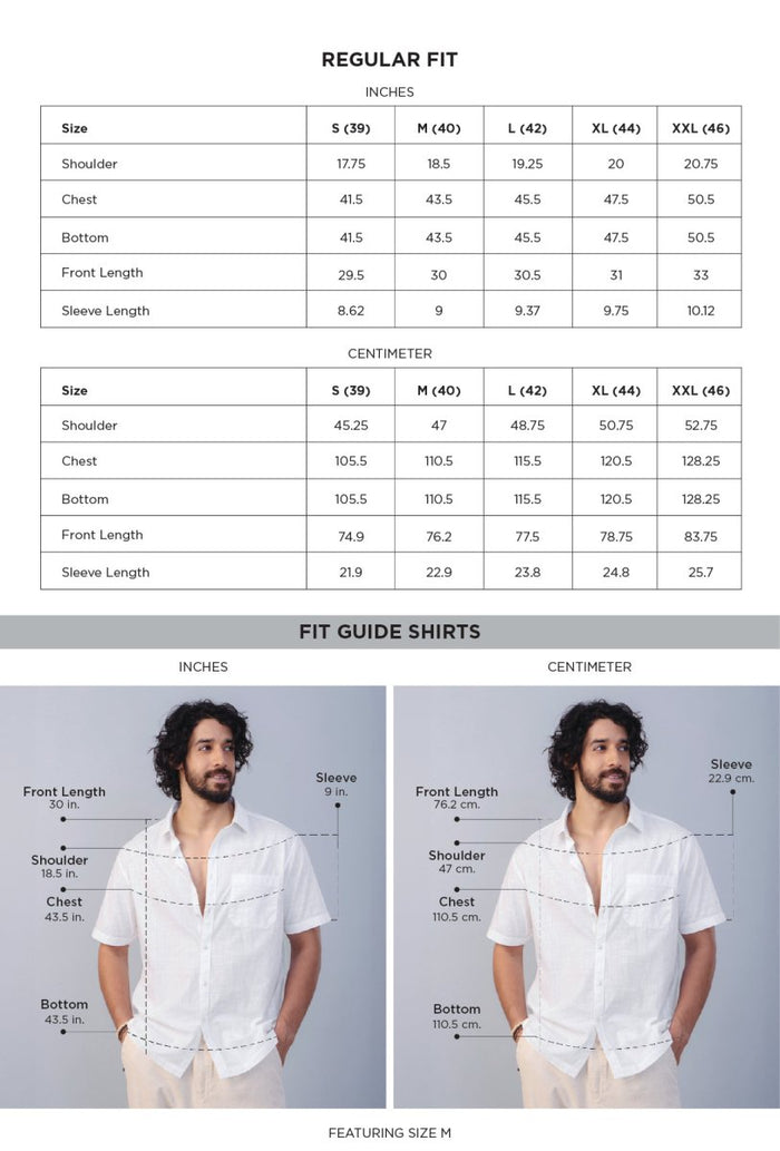 Nityam White Cotton American Placket half sleeve Shirt
