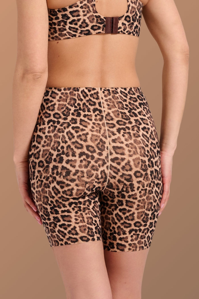 No - Show Biker Short - Siella - Color: Leopard Léopard